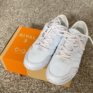 Nfinity Rival 2 white cheer shoes